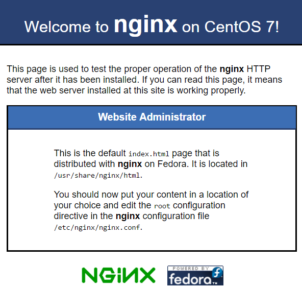 How to install and configure NGINX on CentOS 7