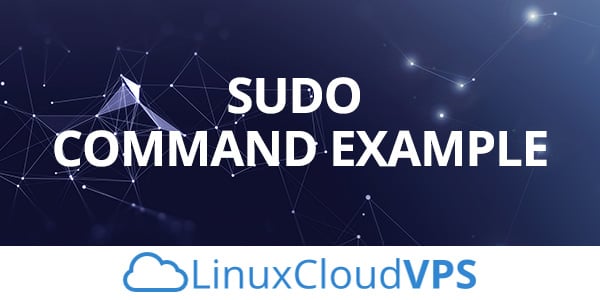 sudo command example