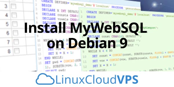 How to install MyWebSQL on Debian 9