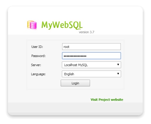installing MyWebSQL on Debian 9