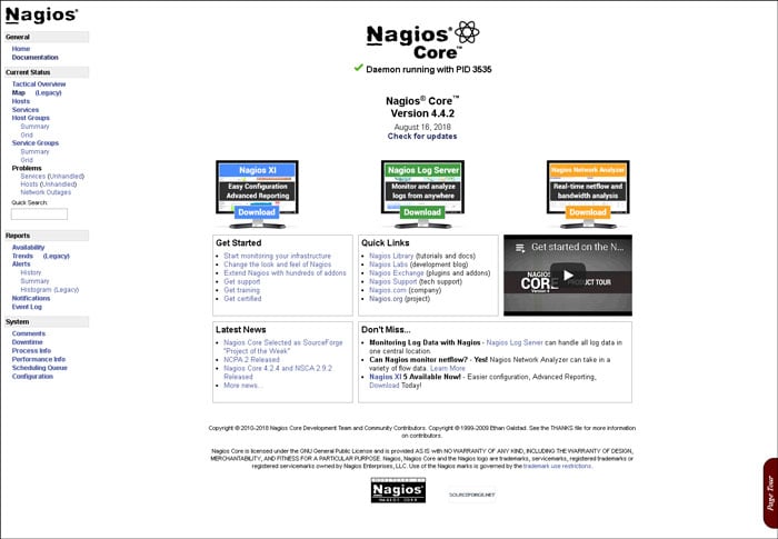 install nagios on debian 9