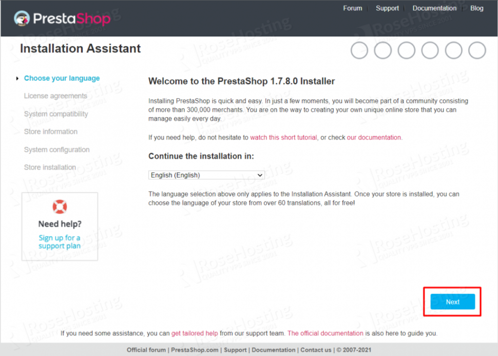 installation of prestashop on ubuntu 20.04