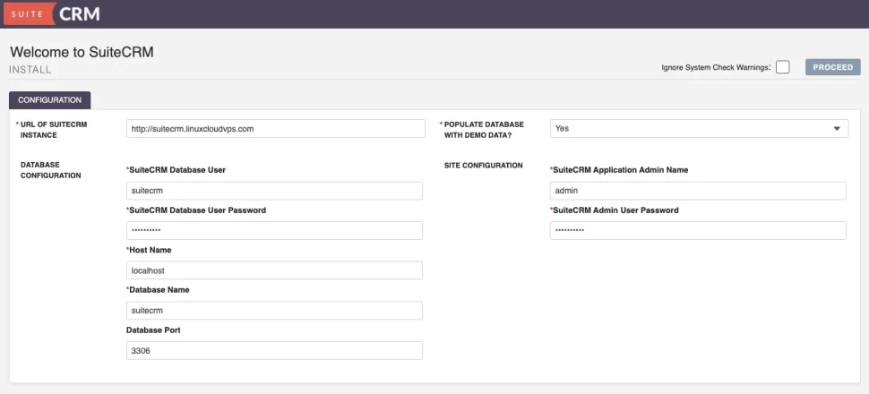 Install SuiteCRM on AlmaLinux 10